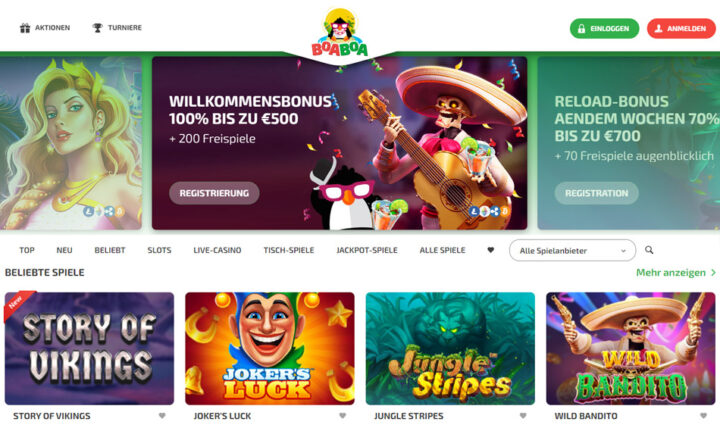Machen Sie sich bereit für große Gewinne im BoaBoa Casino: Ein genauerer Blick auf ihre Spiele und Werbeaktionen